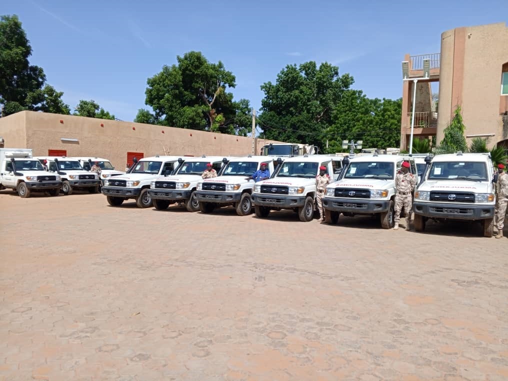 Le PNUD offre un don de matériel roulant composé de 41 véhicules  à l'Etat du Niger