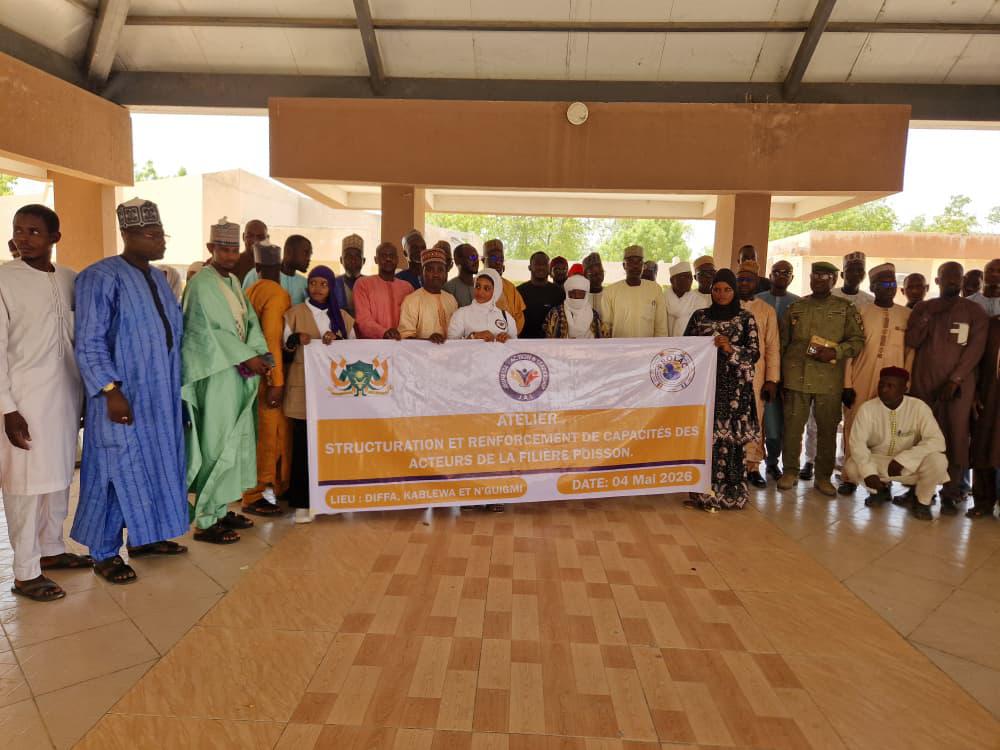 L’ONG JAL et PROLAC-Niger organisent des clusters territoriaux à Diffa /  Pour structurer et moderniser la filière poisson dans les communes de Diffa, Kablewa et N’Guigmi